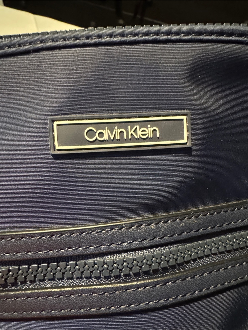 Calvin Klein Navy Mini Backpack - Picture 2 of 7